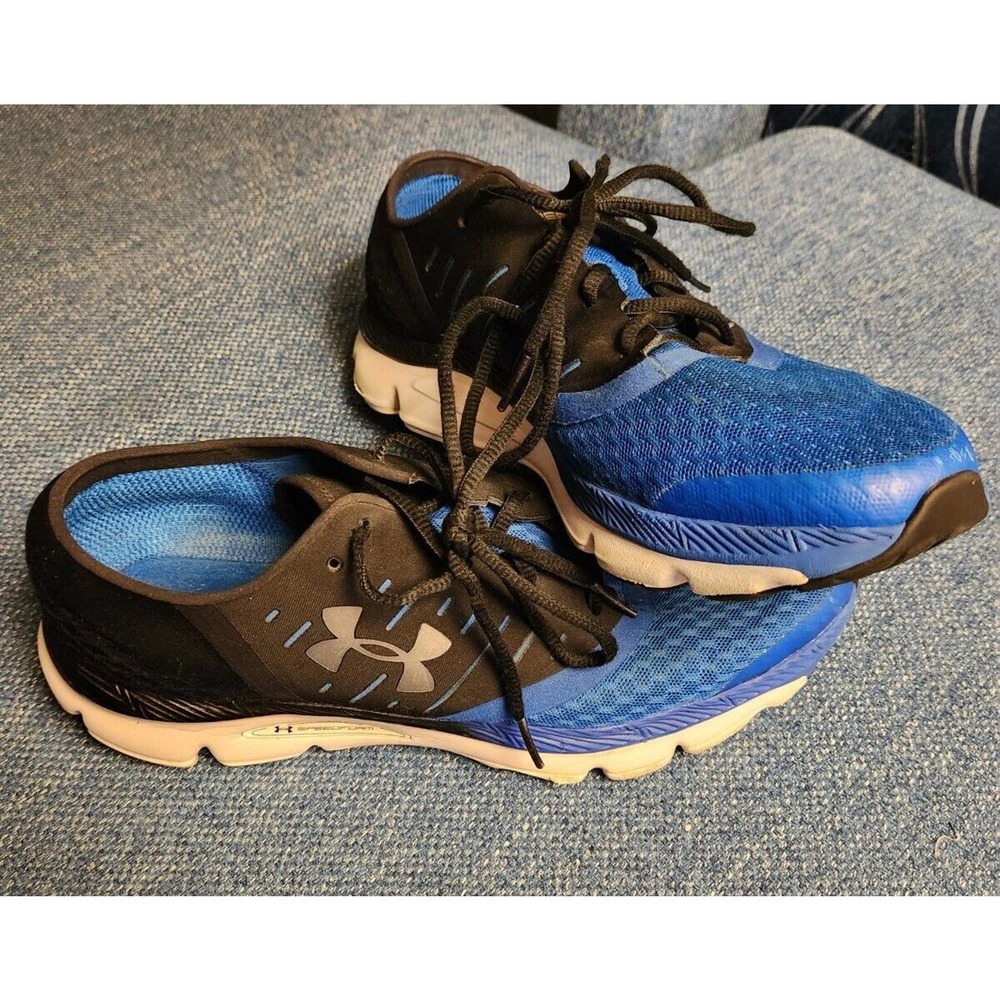 Under Armour Mens Speedfoam Intake 1301790-003 Blue Running Shoes Sneakers Sz 11
